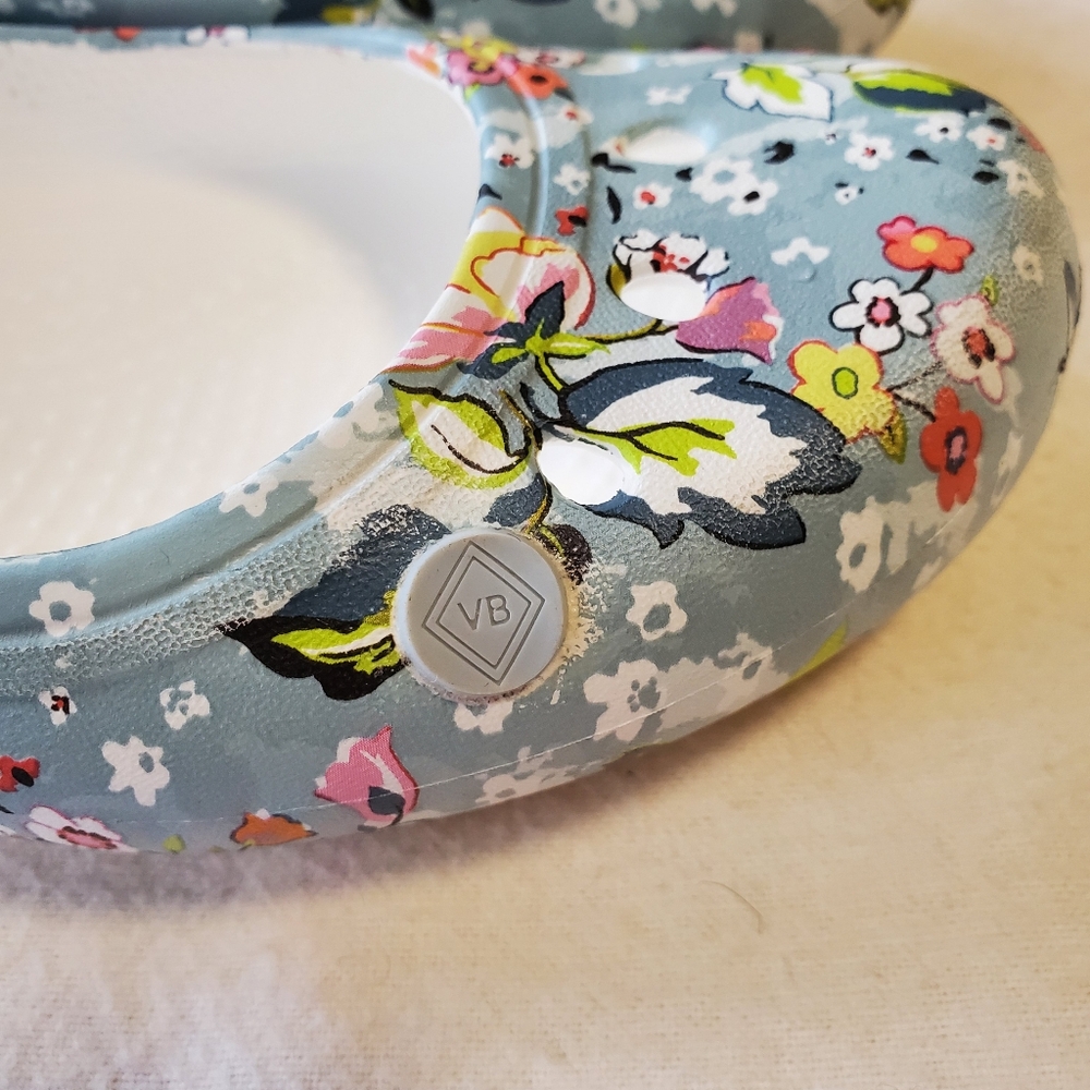 Vera Bradley x Crocs Kadee White Floral Ballet Flats Size 5 - Picture 7 of 16